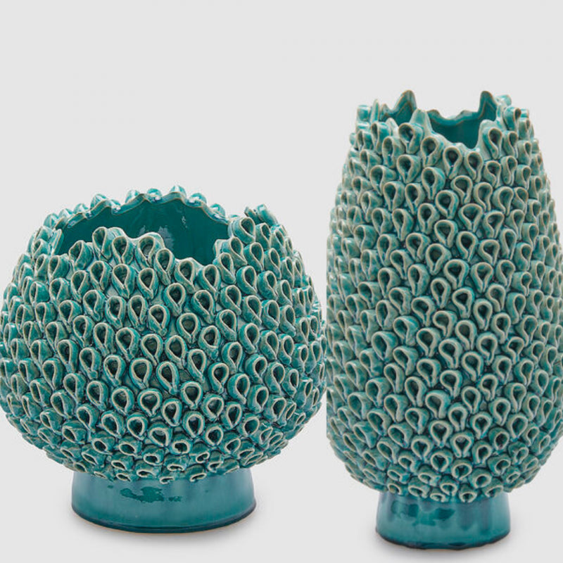 Vaso Deco Turchese in due misure| EDG
