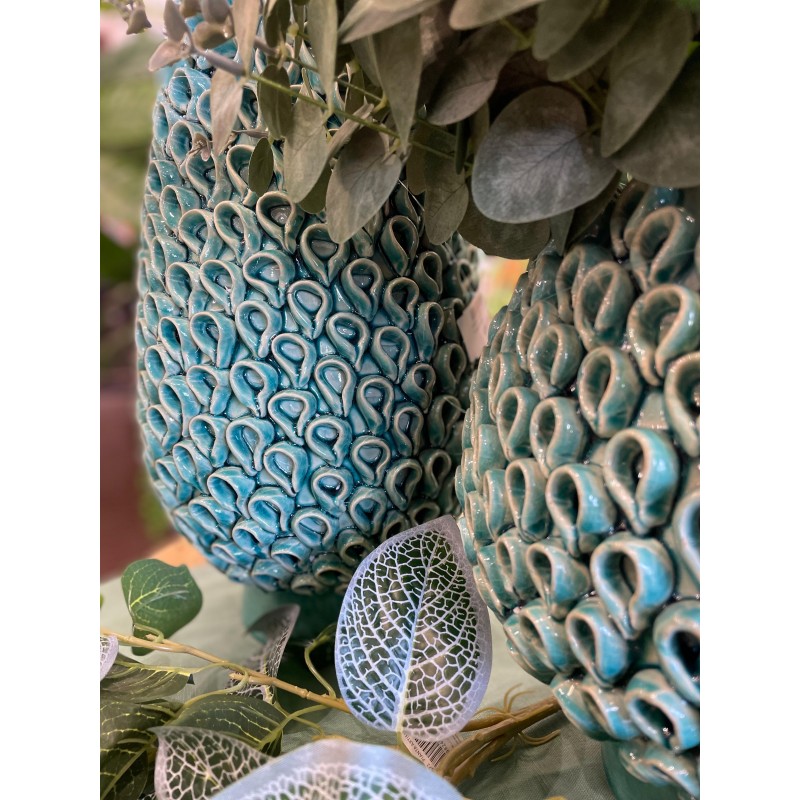 Vaso Deco Turchese in due misure| EDG