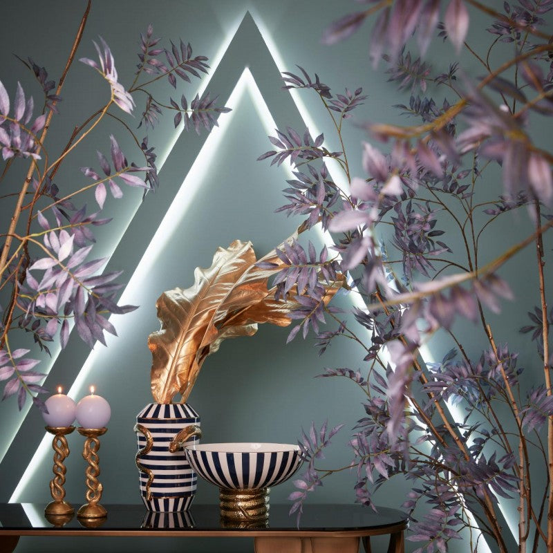 Vaso Egypt Snake Righe Blu-bianco| EDG