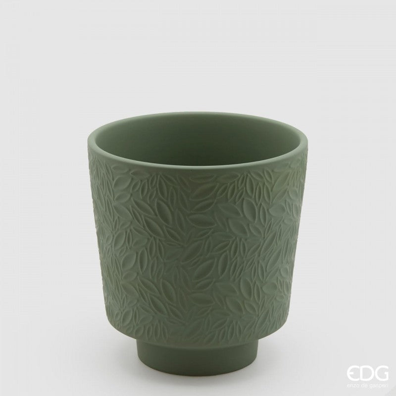 Vaso Foglie in ceramica Enzo De Gasperi