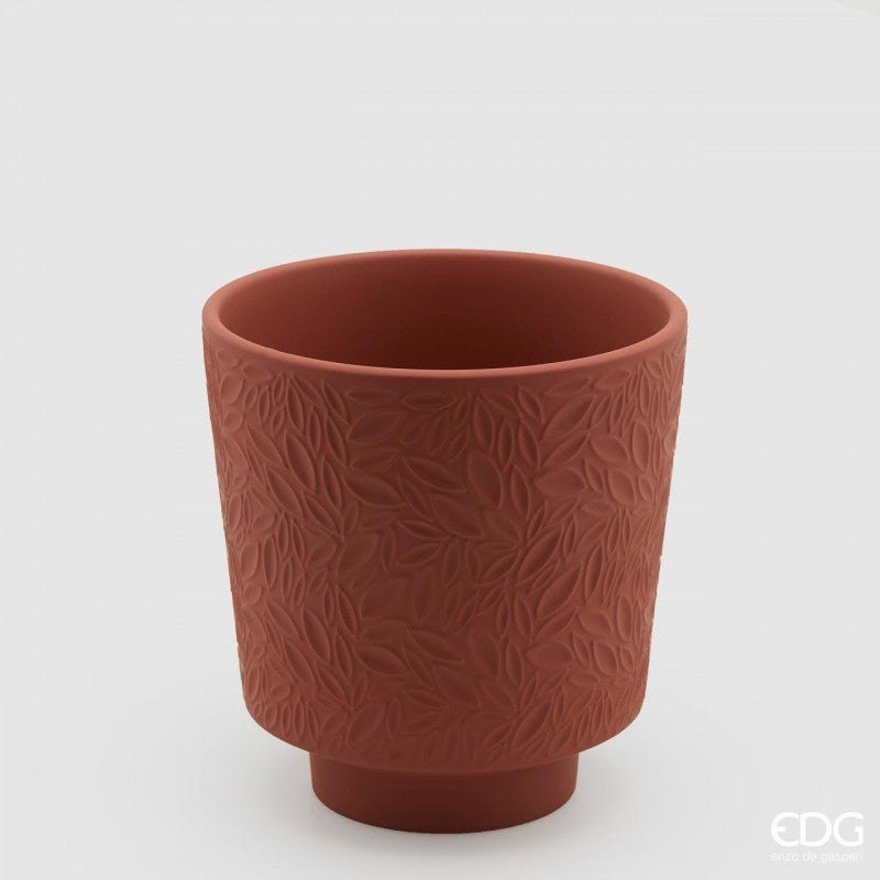 Vaso Foglie in ceramica Enzo De Gasperi