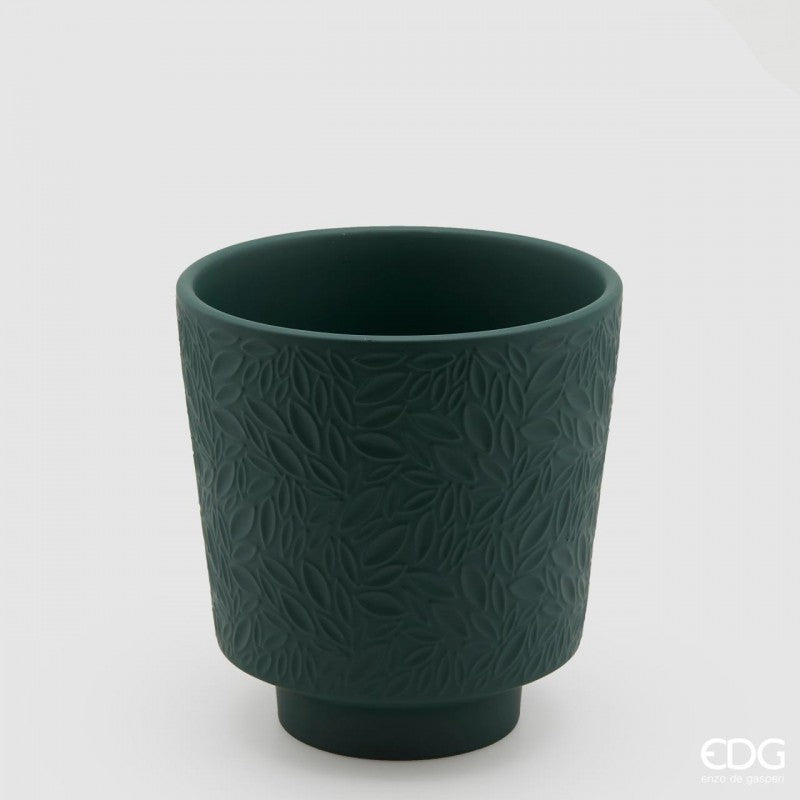 Vaso Foglie in ceramica Enzo De Gasperi