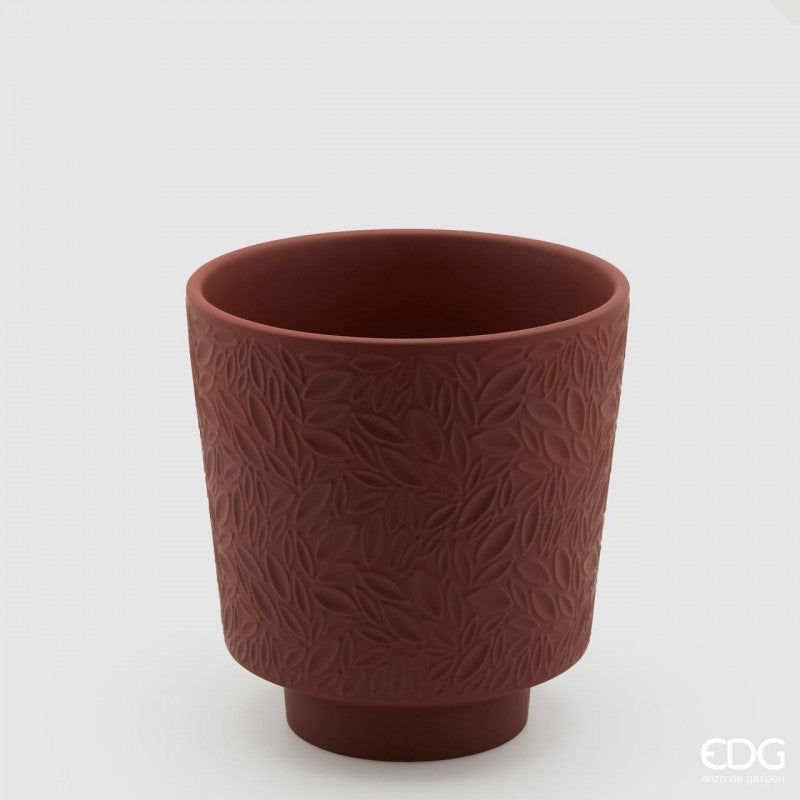 Vaso Foglie in ceramica Enzo De Gasperi