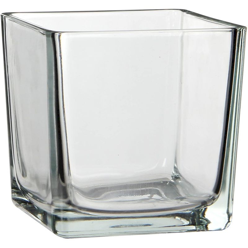 Vaso Vetro Cubo