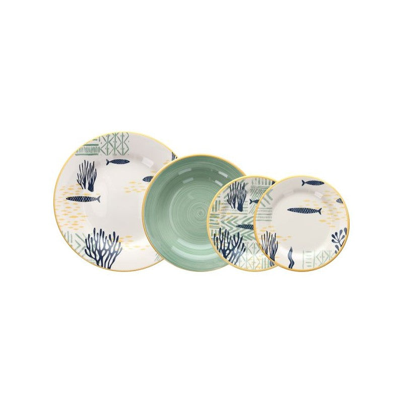 Servizio piatti 18 pezzi Antigua | Tognana