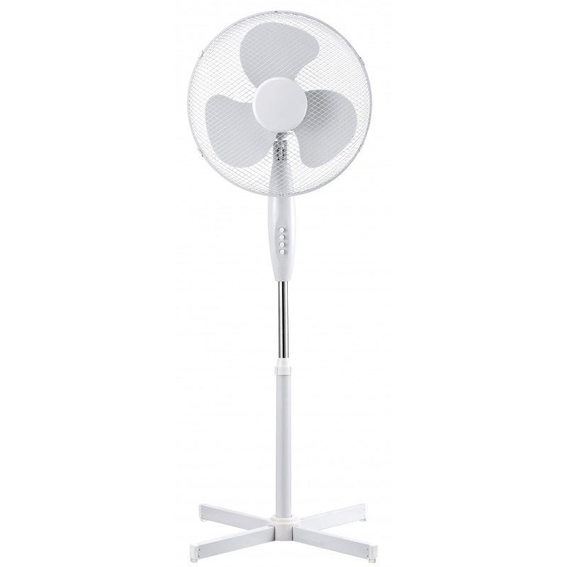 Ventilatore a piantana 3 pale bianco - Perrone Shop