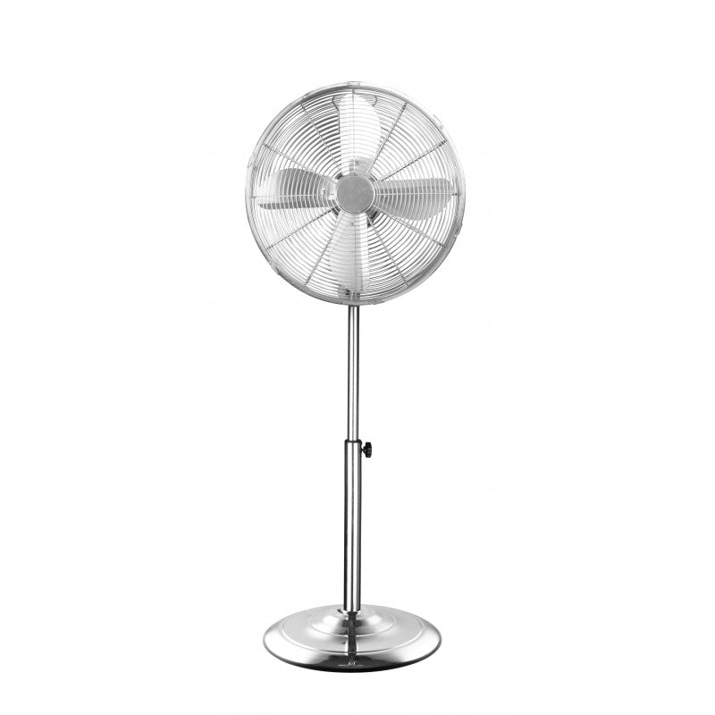 Ventilatore a piantana 4 pale cromato - Perrone Shop