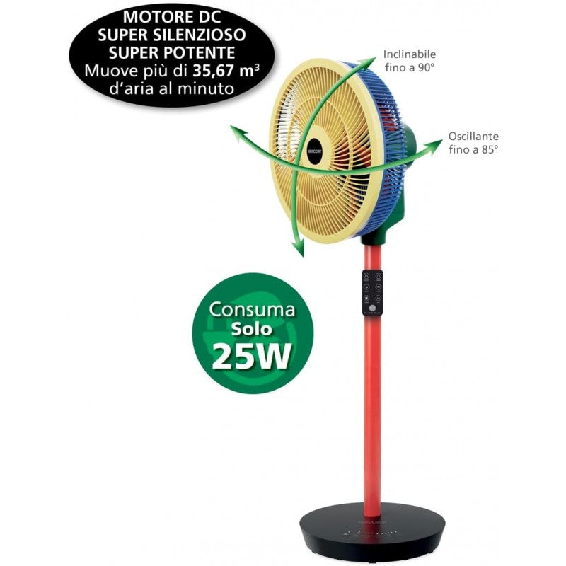 Ventilatore Color Fan a Piantana D.40cm