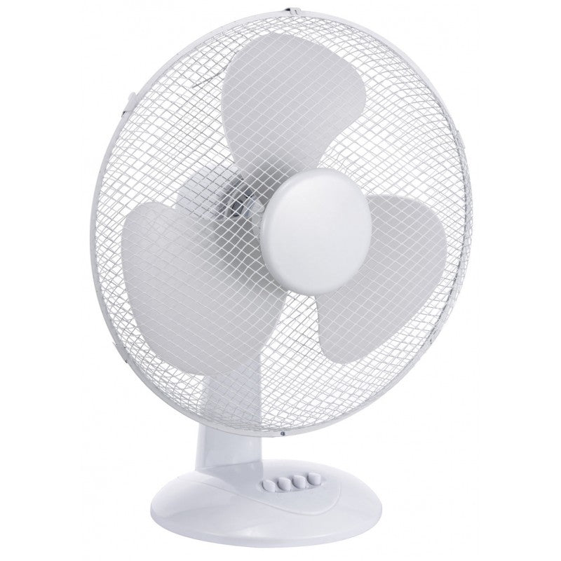 Ventilatore da tavolo 3 pale bianco - Perrone Shop