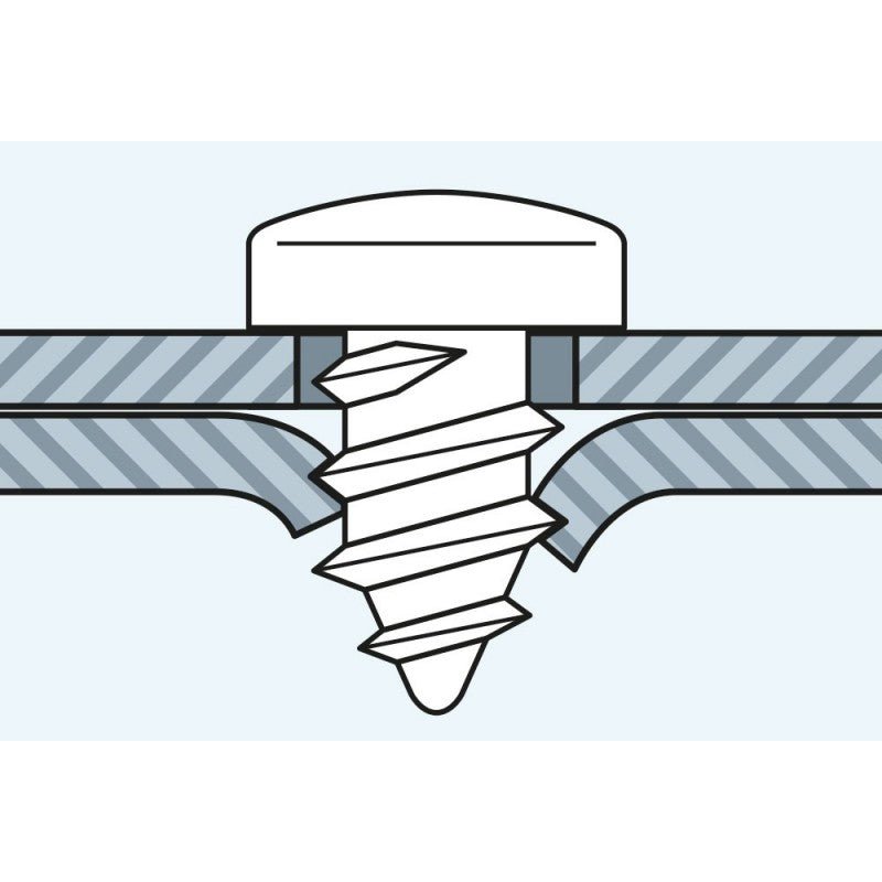 Viti autofilettanti testa cilindrica Mustad d.5,5mm - Perrone Shop