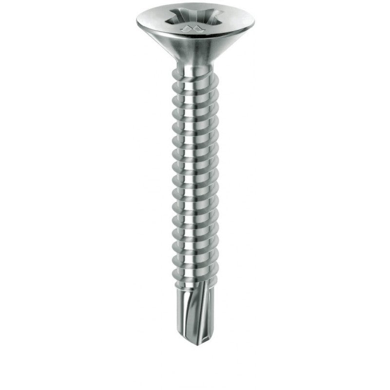 Viti perforanti Drillex testa svasata piana Mustad d.4,8mm