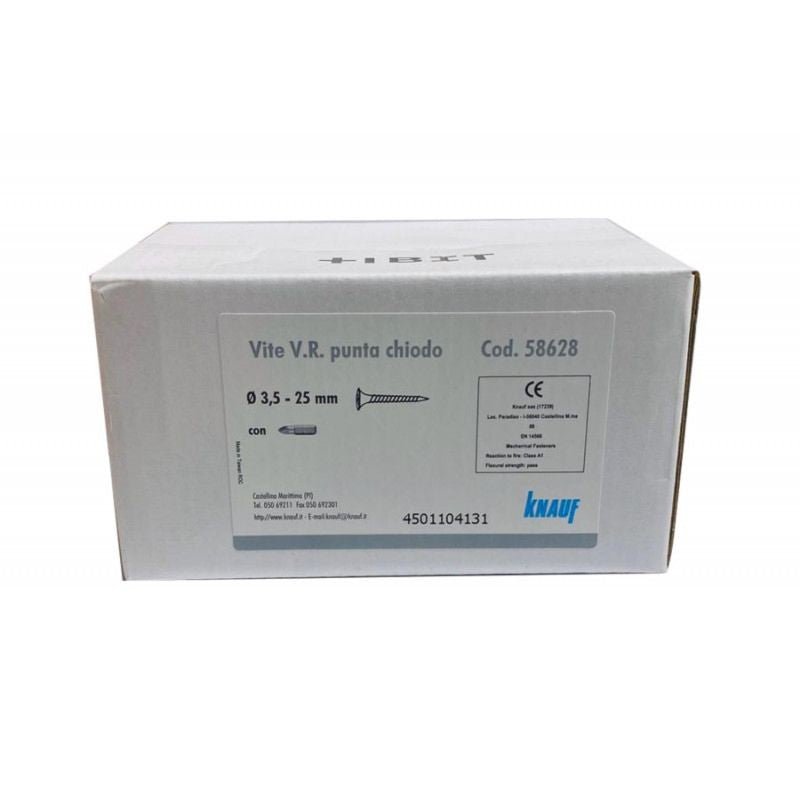 Viti con punta chiodo 25 mm Knauf - Perrone Shop
