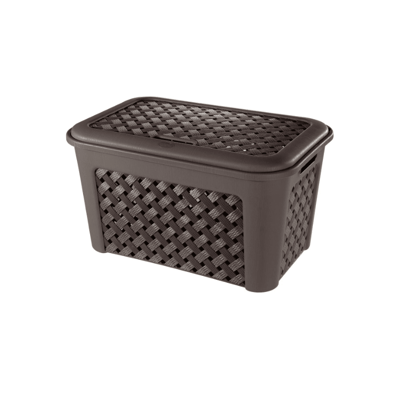 Cesto Portabiancheria Arianna con coperchio 48L - Perrone Shop