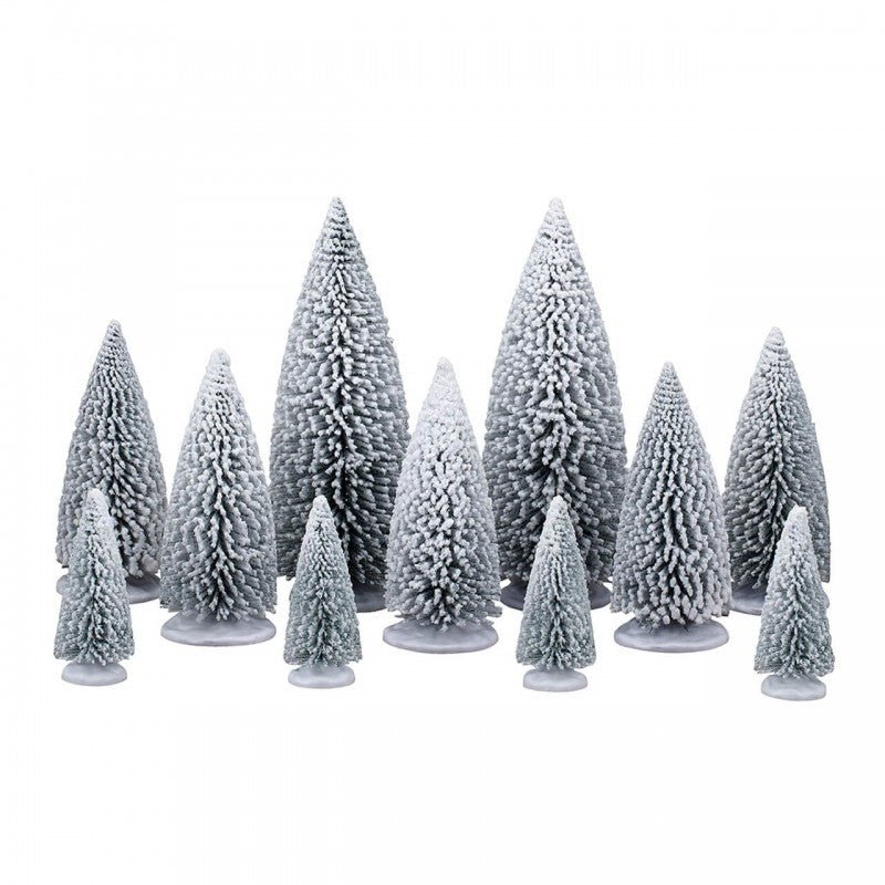 Set 11 alberi di Pino innevato | Lemax - Perrone Shop