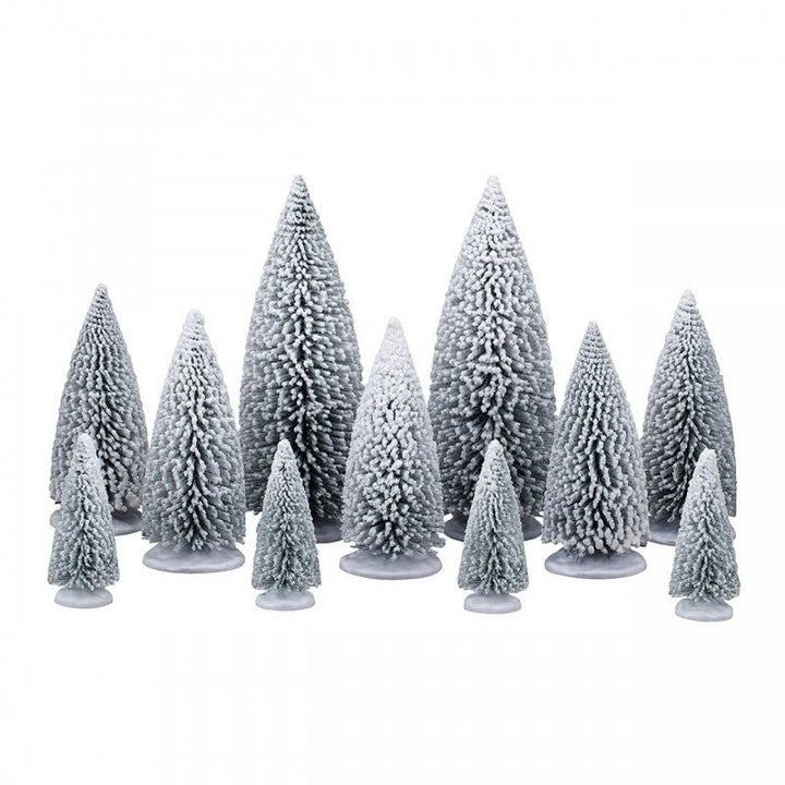 Set 11 alberi di Pino innevato | Lemax - Perrone Shop