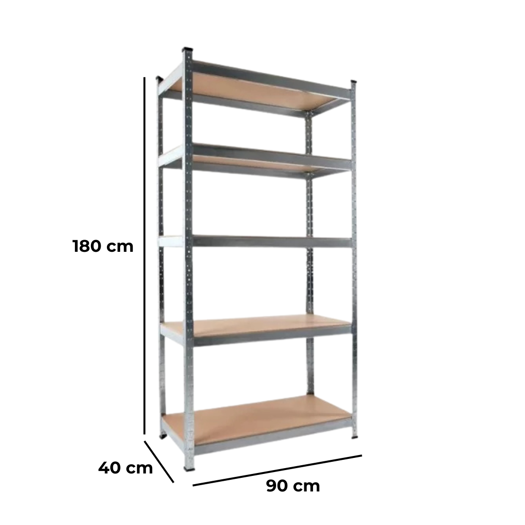 Scaffale Modulare - 5 Ripiani (Portata: 175Kg/Ripiano)