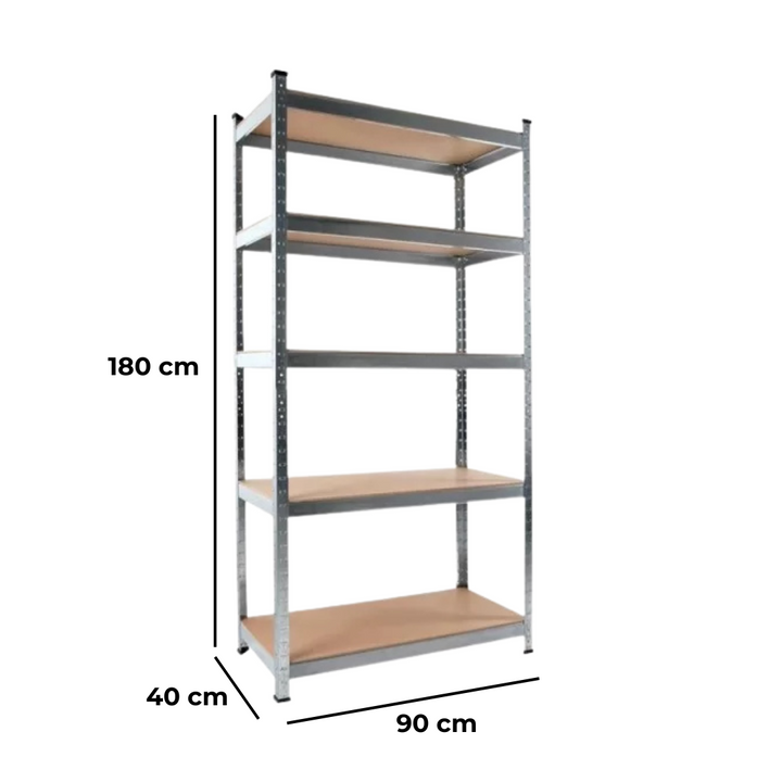 Scaffale Modulare - 5 Ripiani (Portata: 175Kg/Ripiano)