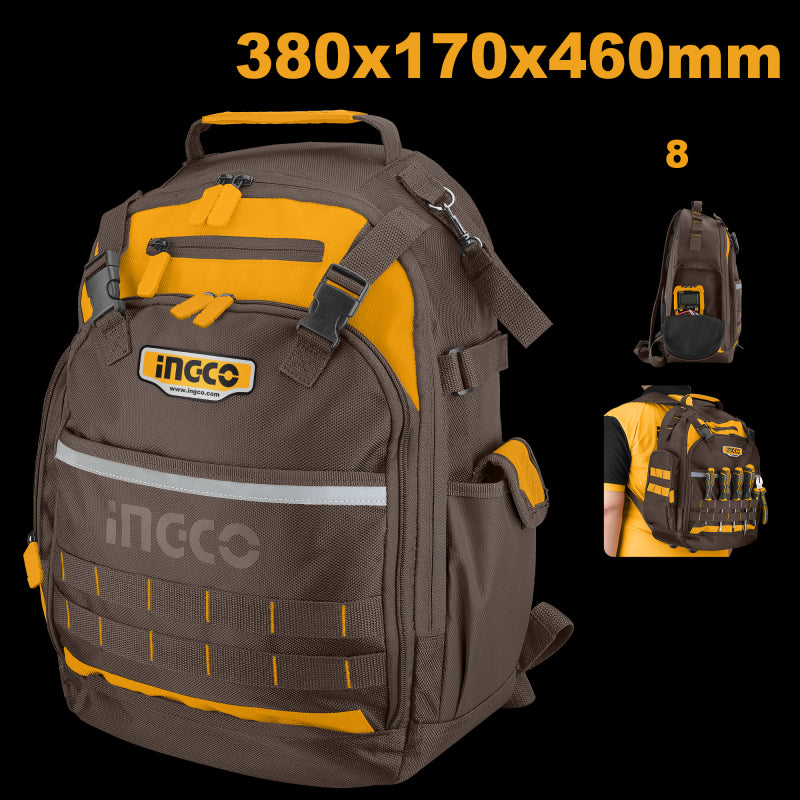 Zaino Porta Utensili 38x17x46cm Telaio Rigido