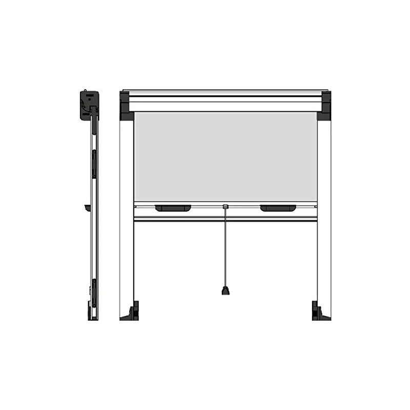 Zanzariera a rullo bianco per finestra