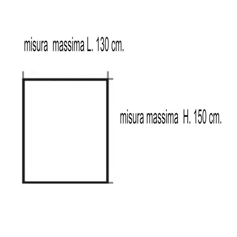 Zanzariera adesiva per finestra bianca