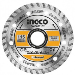 INGCO Disco Diamantato Turbo Corona Continua 115mm