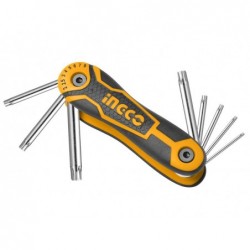 INGCO Set 8 chiavi torx con supporto