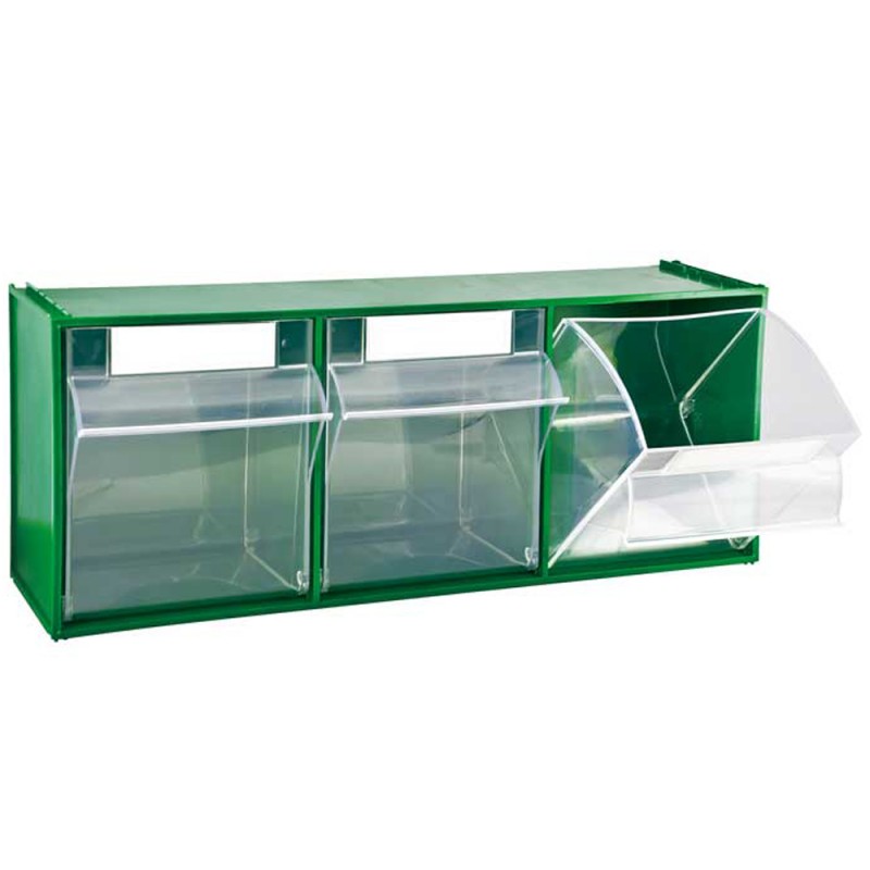MOBIL PLASTIC Madia cassetti verde